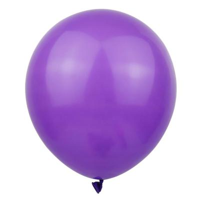 China Gift toy purple 12 inch 2.8g thick round latex balloon wedding kids birthday party decoration balloon matte arch for sale