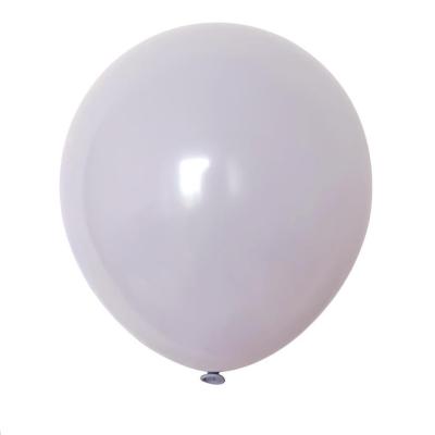 China Gift Toy Gray macaron balloon latex balloon macaron wedding stage decoration 10 inch round latex macaron balloon for sale