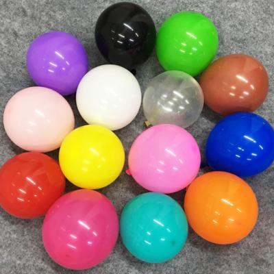 China Promotional toy standard 5 inch round shape latex balloon color decoration balloons for sale