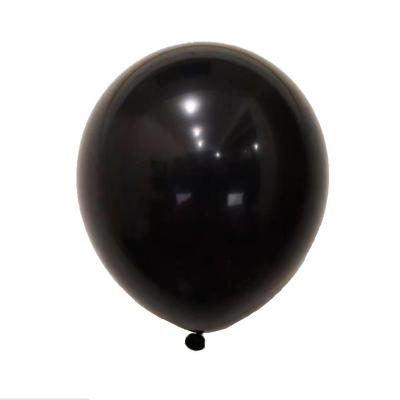 China Toy Black promotional 12 inch wedding decoration balloon piece beaded decoration thickened latex balloon for sale