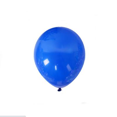 China Promotional Toy Blue 12 inch wedding decoration balloon room beaded decoration thickened latex balloon for sale