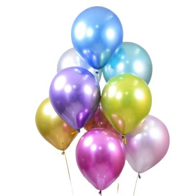 China Toy Wholesale Party Decoration chrome balloon 1.8 gram chrome color gift for sale