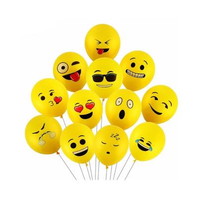 China Promotional Toy Print Smile Face Latex Balloon Party Decoration for sale