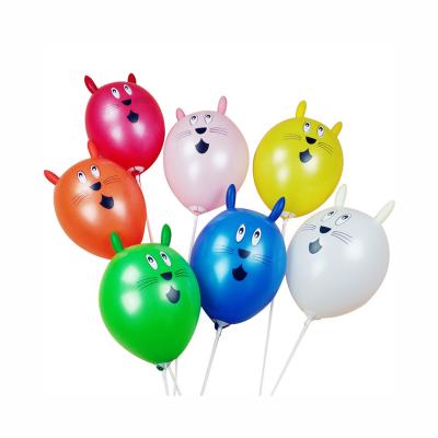 China Gift Toy Latex Bunny Balloon Colorful Shaped Latex Balloons for sale