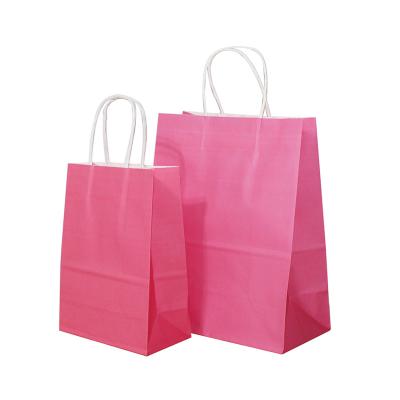 China Eco Friendly Recyclable Paper Bags Kraft Paper Bags Packaging For Gift for sale