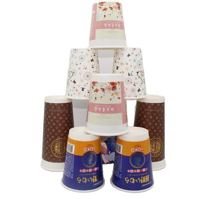 China Factory Outlet Biodegradable Made In China Customization Recyclable Double Wall Embossing Paper Cup for sale