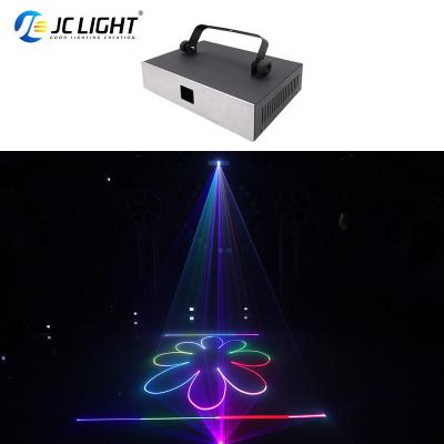 China 1.5W/2W Bar Full Color Animation RGB Single Eye Laser Light For Nightclub DJ Ktv Stage Disco Laser Light With Dmx512 for sale