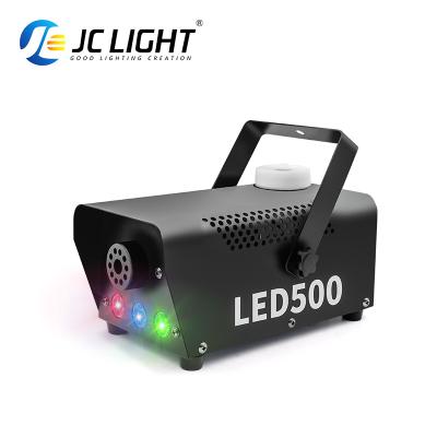 China Professional Bar Stage Effect Light Equipment Fog Machine RGB Remote Control 500W Wire Led Smoke Fog Machine For Wedding Bar Club for sale