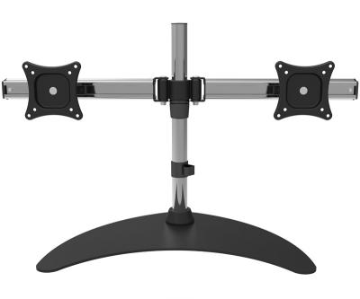 China Aluminum Aluminum Dual Monitor Desktop Stand Computer Mount For 10