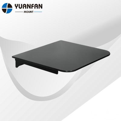 China Steel+tempered Glass Wall DVD Shelf Settop Bracket for sale