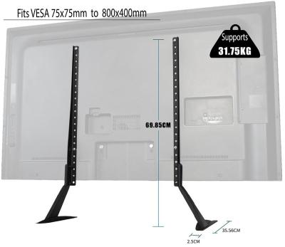 China TV Stand Universal 800x400mm LCD Flat Screen Table Bracket TV Holder For 22