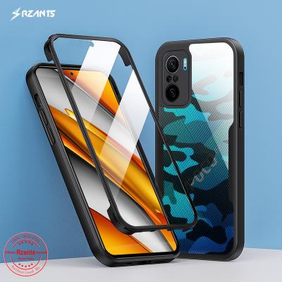 China Shockproof Rzants For Xiaomi Poco F-3 Phone Case Full Cover Soft Transparent Shockproof [360 Camouflage Beetle] for sale