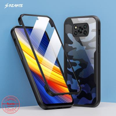 China Shockproof Rzants For Xiaomi Poco X3 Poco X3 NFC Poco X3 Pro Phone Transparent Shockproof Case [360 Camouflage Beetle] Full Cover Soft for sale