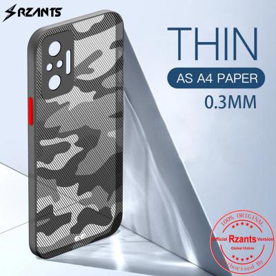 China Anti-fall Rzants for Redmi Note10 Pro 4G Max Note 10 Case Ultra 0.3MM Soft Matte Casing Camouflage Design Ultra 0.3MM Anti Fingerprint Cove for sale