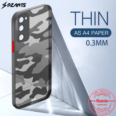 China Anti-fall Rzants For Samsung Galaxy S20 Fe S20 Lite Case Matte Casing Camouflage Design Ultra 0.3MM Soft Thin Fingerprint Cove for sale