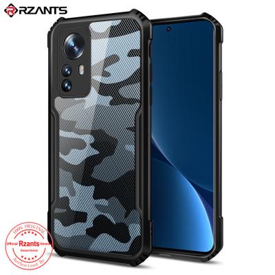 China Shockproof Rzants For Xiaomi 12 Pro Phone Case [Camouflage Beetle] Crystal Clear Cover Double Slim Hard Hybrid Shockproof for sale