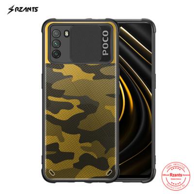 China TPU+PC+Glass Rzants For Xiaomi Poco M3 Case Crystal Clear Shockproof Slim Hard Lens Protection Cover [Cover Lens] for sale