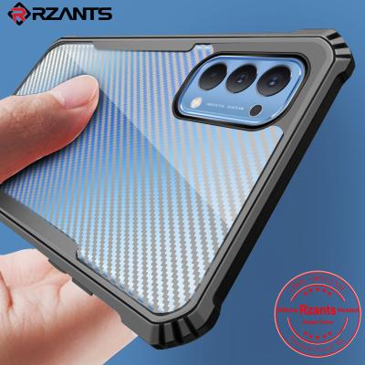 China TPU+PC+Glass Rzants For Oppo Reno Pro Phone Case 4/4 [Carbon Beetle] Crystal Clear Cover Dual Hard Hybrid Shockproof Slim Casing for sale