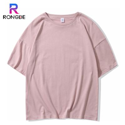 China Professional Customized Unisex Oversized 100% Cotton T-Shirt Anti-Shrink Anti-Shrink for sale