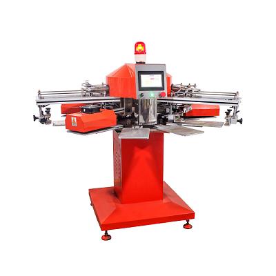 China Automatic Rotary Printing Shops T Shirt Textile Screen Printing Machine for sale