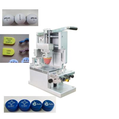 China Factory hot sale 1 color pad desktop manual printer for table tennis ball pad for sale