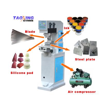 China Factory Pneumatic Close Ink System Single Color Ink Cup Pad Printing Machine Manufacturer for sale