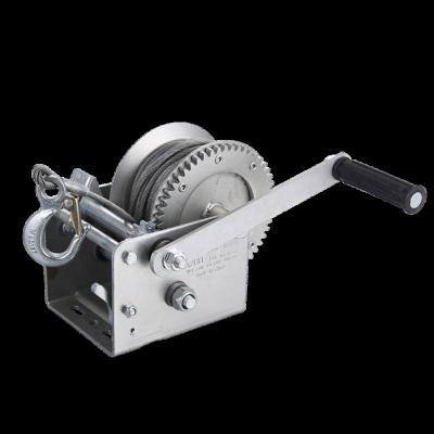 China High Quality Heavy Duty 3000LBS BOAT Hand Winch Manual Boat Winch with Strap Strap Hand Trailer Anchor Winch for sale