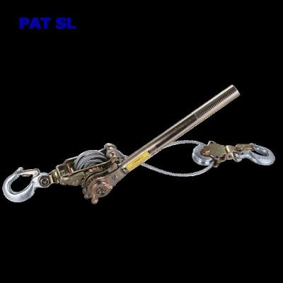 China Good Quality Tight Line PAT SL Tender 1 Ton Japanese Type Hand Ratchet Puller Wire Rope Electric Cable Puller Cable Tightener Wire for sale