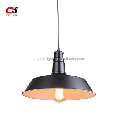 China Etch Industrial Art Light Vintage Iron Shade Pendant Light Attic Pendant Light for sale