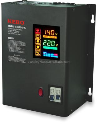 China SVC AVR 5000VA Wall Mounted Type Automatic AC Voltage Stabilizer for sale