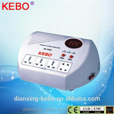 China SVC KEBO AVR 1500VA AC Automatic Voltage Stabilizer Relay Type for sale