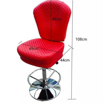 China Push Bar Stool Chair Modern PU Casino Slot Machine Professional Leather Gaming Chairs for sale