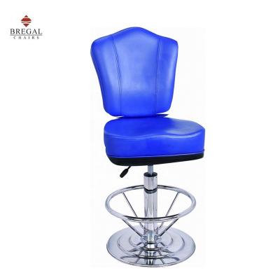 China New Model Bar Chair Poker Chair Casino Top Quality High Quality Seating With Adjustable Metal Base for sale