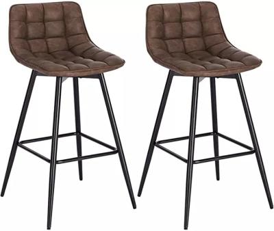 China 2021 Modern Velvet Fabric Fashion Design Bar Chair Modern Bar Stools With Back for sale