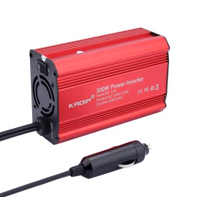 China 12v 24v Car Inverter Car Inverter Modified Sine Wave 300 Watt 300w Car Power Inverter 12V 220V for sale