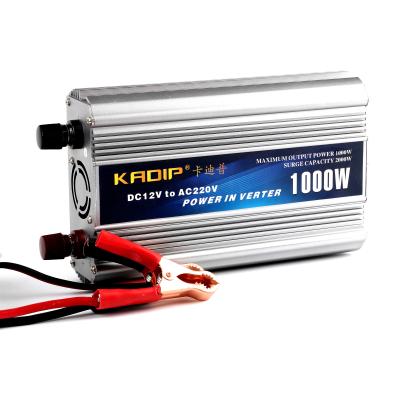 China Kadip Portable Inverters AC 12V 220V Watts 1000W Inverter Circuit Diagram Inverters Inversor 195*128*51mm for sale