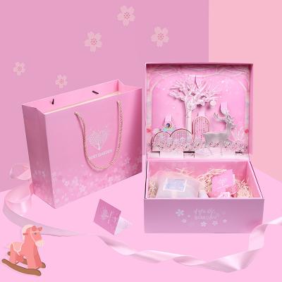 China Wholesale Custom Printing Recyclable Valentine Day Gift Box Unique 3d Paper Packaging Cardboard Gift Box Luxury Wedding Packaging for sale