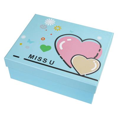 China Wholesale Recyclable Custom Logo Printing Luxury Small Cute Top And Bottom Gift Paper Packaging Boxes For Party Favor With Paper Bags for sale