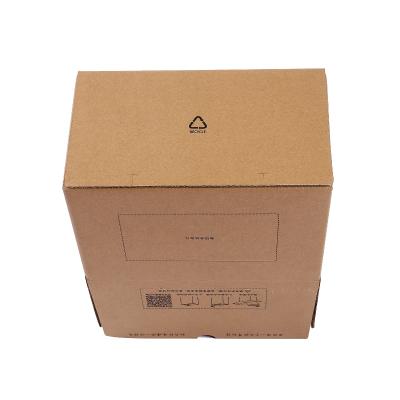 China 2021 New Style Custom Mailer Box Recyclable Recycled Corrugated Cardboard Kraft Paper Packaging Mailing Box for sale