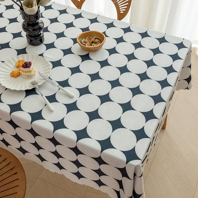 China Waterproof Nordic home oil proof non-washing coated tablecloth for tablecloth tea tablecloth table mat tablecloth for sale