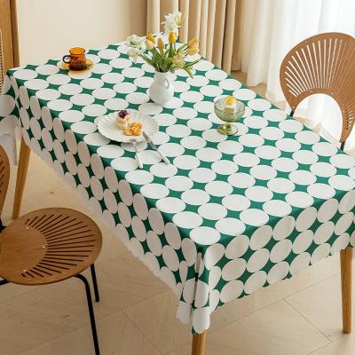 China Waterproof Nordic home oil proof non-washing coated tablecloth for tablecloth tea tablecloth table mat tablecloth for sale