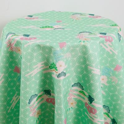 China Stain Resistant Japanese Thick Digital Printed 270g Canvas For Tablecloth Plaid Sofa Chair Covers Shopping Bags Fisherman's Hat for sale