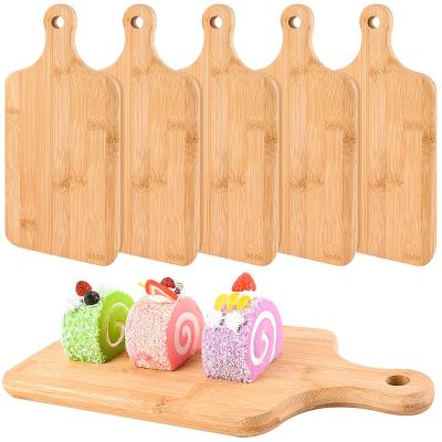 China Kitchen Thick Large Bamboo Cutting Board with Handle Personalized Customized Designs for sale