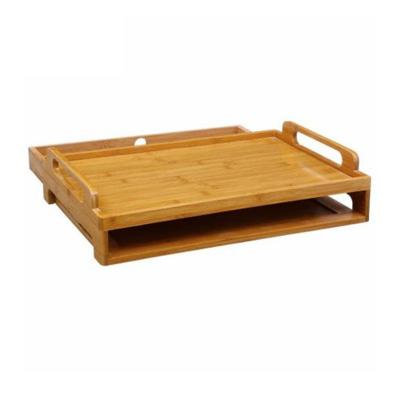 China Eco Friendly Bamboo Wood Serving Tray Cutting Board Customized for sale