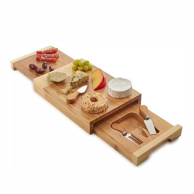 China Personalized Engraved Bamboo Cutting Board Cheese Deli Board for sale