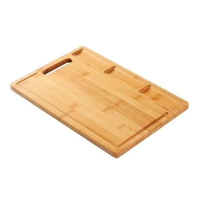 China Customized Rectangle Bamboo Cutting Board with Container For Kitchen CE / EU Approved for sale