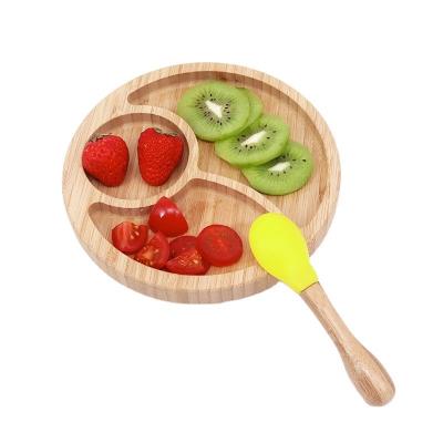 China Custom ECO Bamboo Food Plates with Serving Tray Occasion Giveaways 20x20x3cm for sale