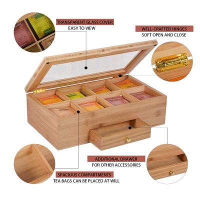 China Stylish Makeup Desk Organizer 8 Compartments 1 Drawer for Brushes Eyeshadow Lotions Lipstick Nail Polish for sale