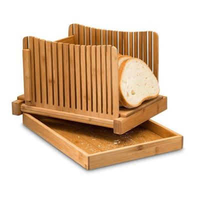 China Supply Bamboo Bread Slicing Machine with Multifunctional Design 34cm x 24cm x 21cm for sale