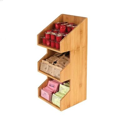 China Non-folding 3 Tier Storage Box Holders Racks Multifunctional Design for Classification for sale